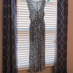 Wide leg Teal Jumper